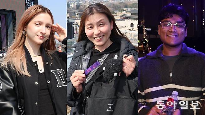 방탄소년단(BTS)의 광화문 컴백 공연을 하루 앞둔 20일에 광화문 등 서울 각지에서 만난 BTS 팬덤 ‘아미’들. 이한결 기자 always@donga.com