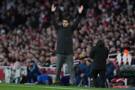 미케 아르테타 아스널 감독. 사진[AP=연합뉴스]