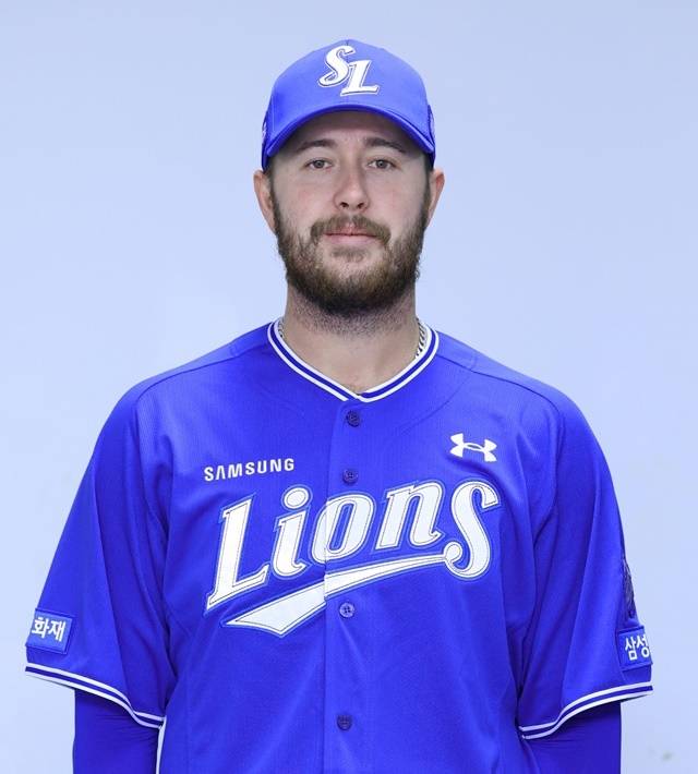 20일 NC전을 통해 KBO 첫 공식전을 가진 오러클린. 사진=삼성 제공