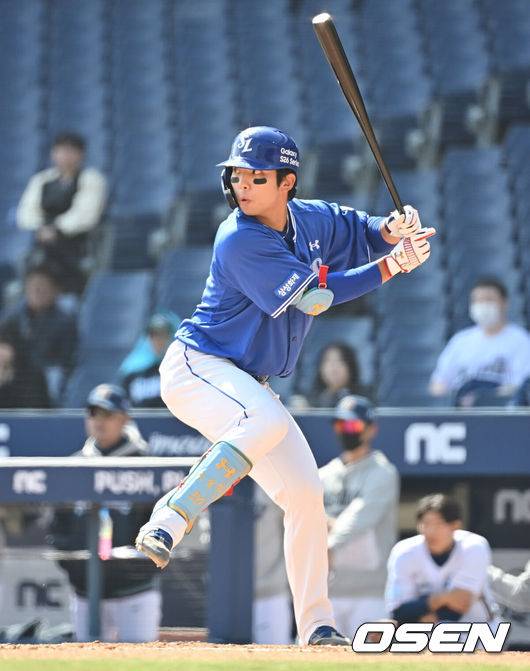 [OSEN=창원, 이석우 기자] 삼성 라이온즈 김영웅 145 2026.03.19 / foto0307@osen.co.kr