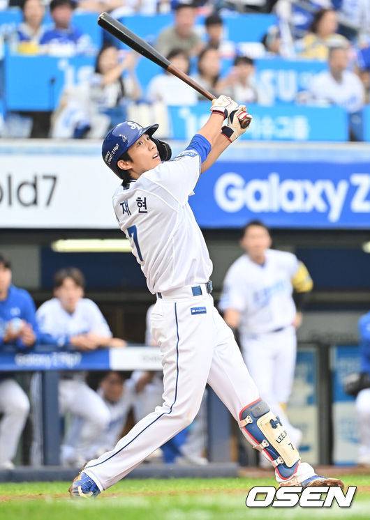 [OSEN=대구, 이석우 기자] 삼성 라이온즈 이재현 062 2025.10.06 / foto0307@osen.co.kr
