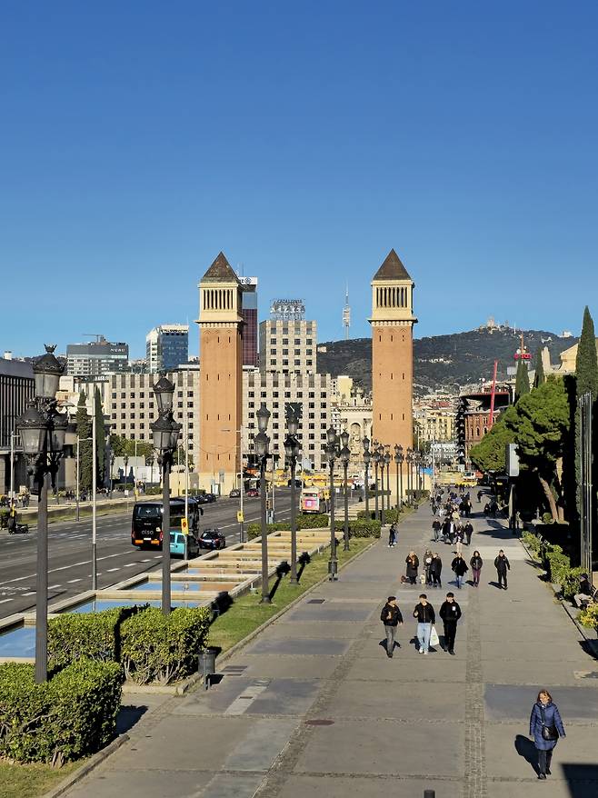 에스파냐 광장 베네치아 탑.