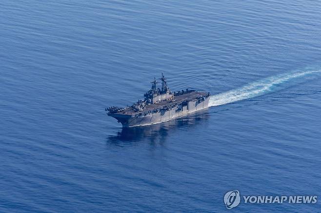 미 해군 상륙강습합 연합뉴스 자료사진