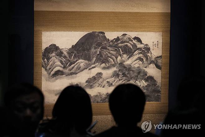 국보인 겸재 정선의 '인왕제색도' [연합뉴스DB]