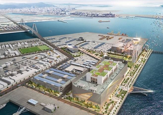 인천 남항 스마트 오토밸리 조감도. 사진=인천항만공사