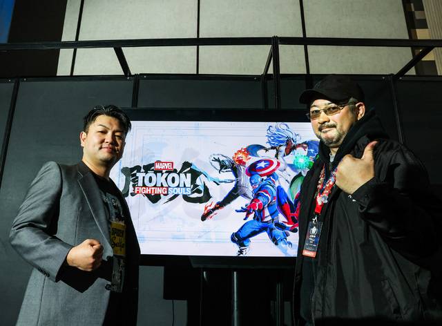 아크시스템웍스 세키네 카즈토 디렉터(왼쪽), 야마나카 타케시 PD. SIEK 제공.