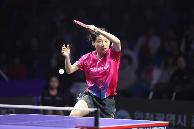 프로탁구리그 시리즈1 여자단식 우승을 차지한 최효주. 사진=KTTP