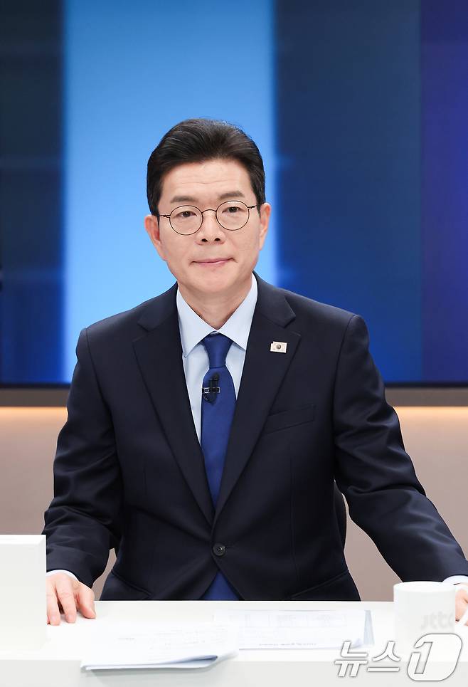 20일 서울 마포구 JTBC에서 열린 더불어민주당 서울시장 예비경선 합동토론회에 정원오 예비후보가 참석하고 있다. 2026.3.20 ⓒ 뉴스1 국회사진기자단