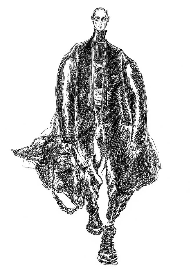 BTS 'RM' 공연 의상 콘셉트 스케치/송지오 제공