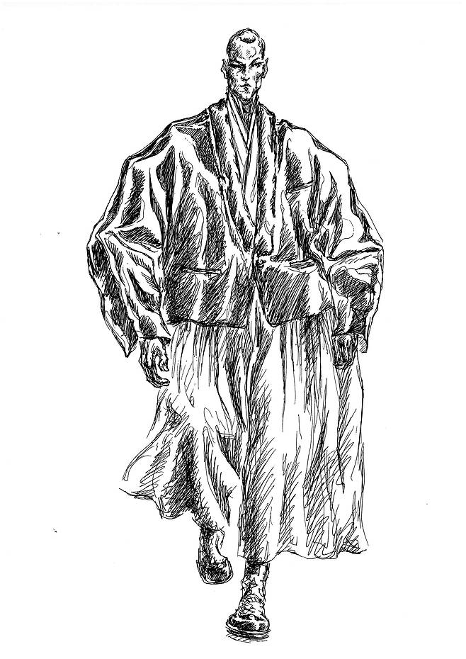 BTS '진' 공연 의상 콘셉트 스케치/송지오 제공