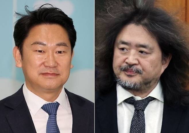 곽상언 더불어민주당 의원(왼쪽)과 친여 성향 유튜버 김어준 씨 ⓒ뉴시스