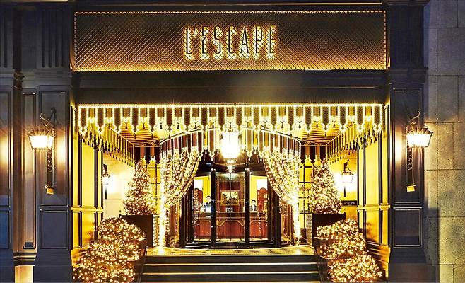 조선호텔앤리조트가 운영하는 부티크 호텔 레스케이프 명동의 전경.  조선호텔앤리조트 제공