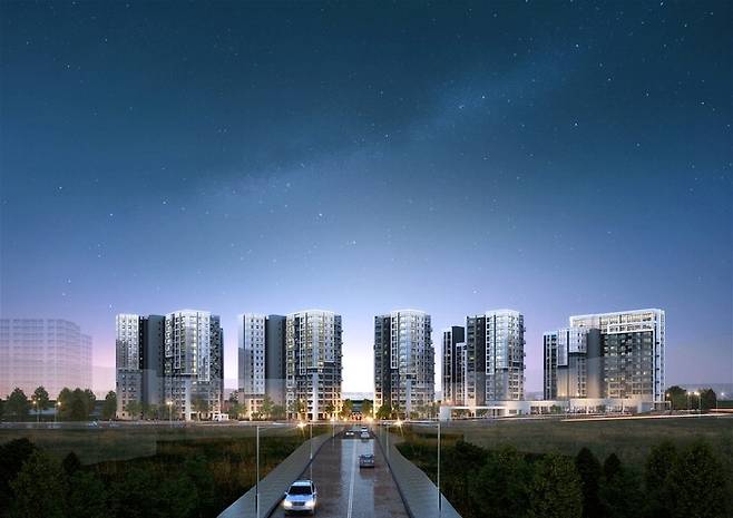 래미안 엘라비네 투시도. 삼성물산