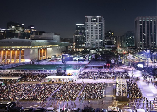 방탄소년단(BTS), 이제 광화문에서 ‘아리랑’. (사진=연합뉴스)