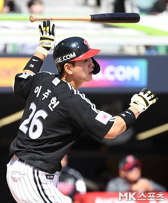 이주헌은 22일 삼성전에서 홈런포를 가동했다. 사진=천정환 기자