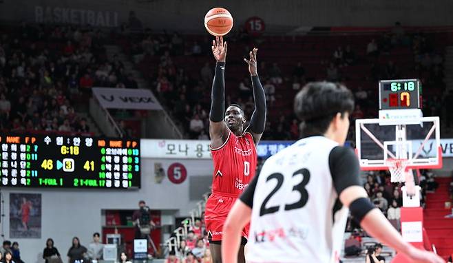 [서울=뉴시스] 프로농구 안양 정관장의 조니 오브라이언트. (사진=KBL 제공) *재판매 및 DB 금지