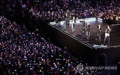 방탄소년단(BTS) 광화문 컴백 공연 [연합뉴스]