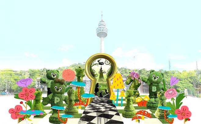 원더랜드 판타지광장 구현도. 이월드 제공