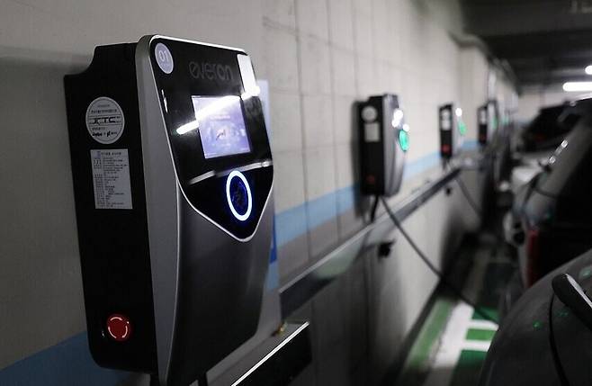 ▲ 전기차 충전시설./연합뉴스