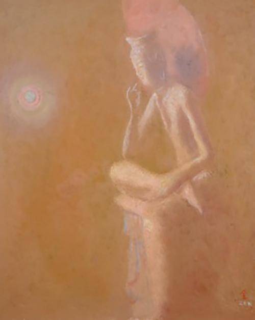 전화황作 ‘미륵보살’