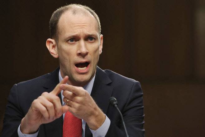 오스탄 굴스비 시카고 연방준비은행 총재(사진=AFP)