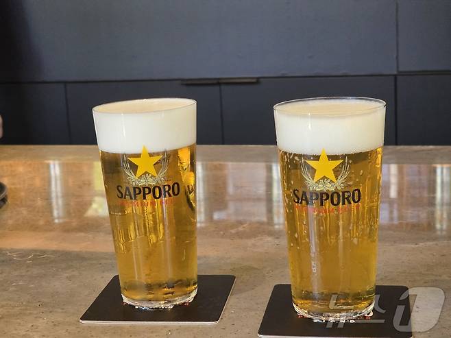 서울 성수동에 위치한 '삿포로 프리미엄 비어 스탠드'. ⓒ 뉴스1 이형진 기자