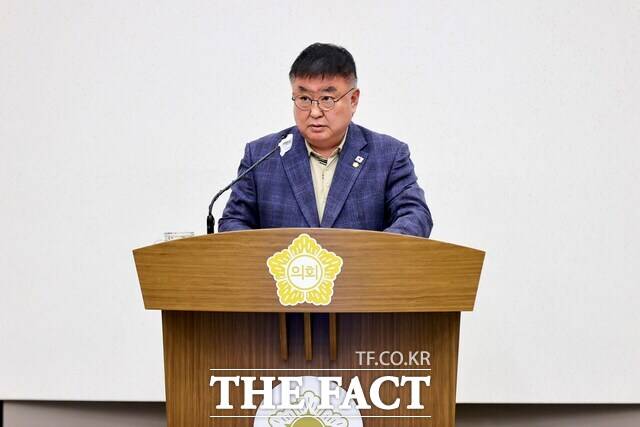 심의수 당진시의원이 23일 제127회 임시회 5분 자유발언에서 '복지 용구 공공 임대체계 구축을 강력히 제안했다. /당진시의회