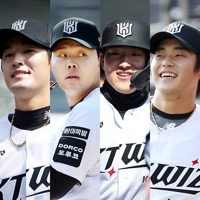 KT 고영표-소형준-안현민-박영현. KT 제공