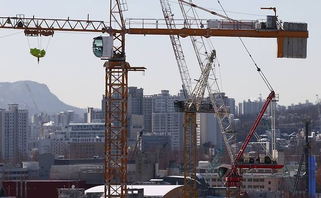 서울 시내 재건축 아파트 현장. 연합뉴스