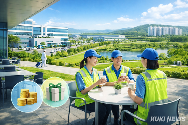 횡성군이 기간제근로자의 고용 안정과 근무 여건을 개선하고, 행정 업무의 효율성을 높이기 위해 계약 기간을 최대 1년까지 확대하는 시책을 시행하기로 했다. Chat GPT 생성 이미지