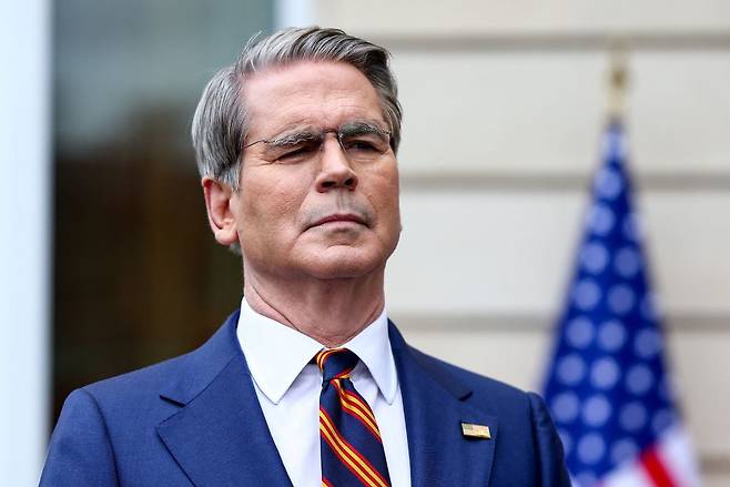 스콧 베선트 미국 재무장관. 연합뉴스