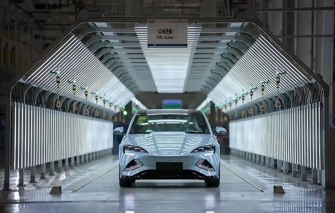 BYD의 중형 전기 세단 ‘씰’ [BYD 제공]