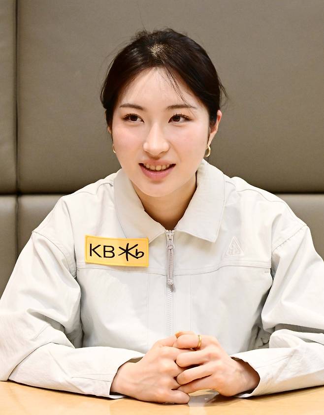 김길리가 서울 송파구 올림픽파크텔에서 서울경제신문과 인터뷰하고 있다. 권욱 기자