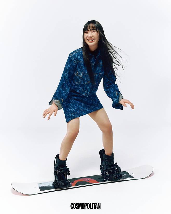 스노보드 프리스타일 빅에어 올림픽 메달리스트 유승은. 코스모폴리탄 제공