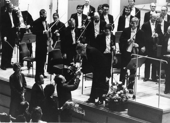 1987년 베를린 음악제에서 '광주여 영원히!' 연주 장면