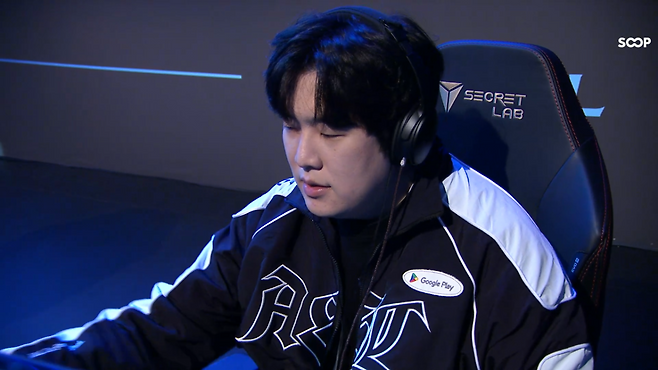 '싹' 최호선이 김태영과 김민철을 잡고 B조 1위가 됐다(출처=대회 실황 캡처).