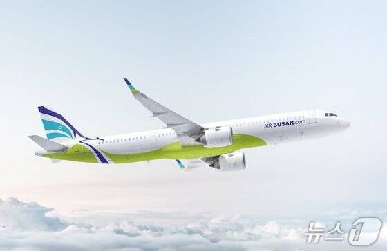 에어부산 A321neoLR 항공기.(에어부산 제공. 재판매 및 DB 금지)