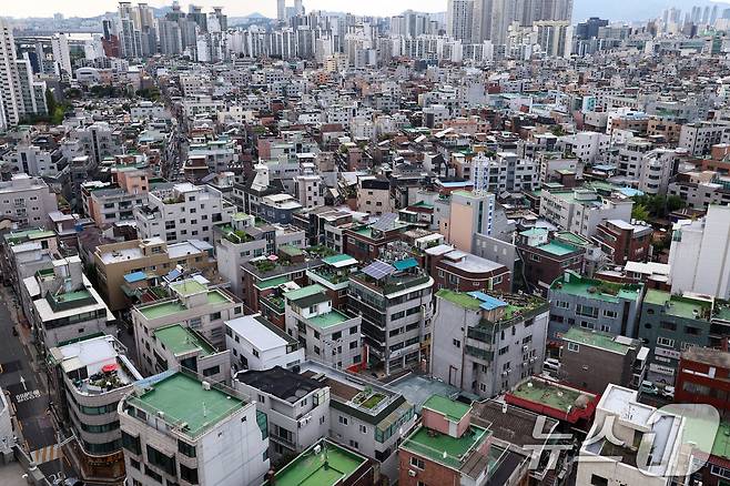 사진은 서울의 한 빌라 밀집 지역.  ⓒ 뉴스1 구윤성 기자