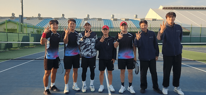 남자일반부 3연패를 달성한 순천시청. 대한정구협회 제공