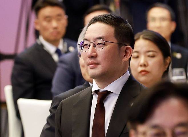 구광모 LG그룹 회장이 11월 1일 경북 경주 소노캄에서 열린 이재명 대통령 주최 시진핑 중국 국가주석을 위한 국빈만찬에 참석해 있다. ⓒ연합뉴스