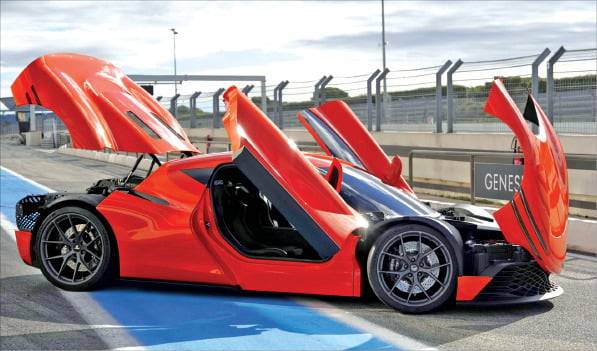 제네시스 고성능 ‘마그마 GT 콘셉트카’. 제네시스 제공