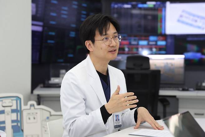 박진영 용인세브란스병원 정신건강의학과 교수가 지난달 경기도 용인세브란스병원에서 국민일보와 인터뷰를 하고 있다. 용인세브란스 제공