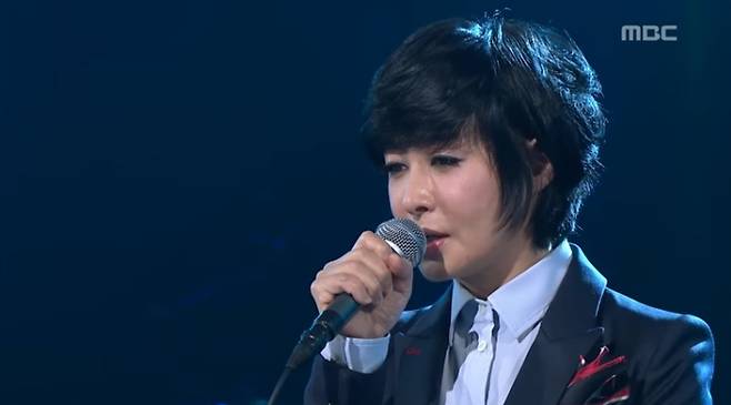 가수 적우가 2011년 MBC '나는 가수다'에 출연한 모습 /사진=MBC '나는 가수다'