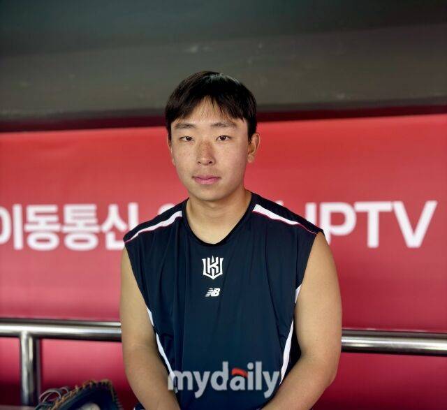 더그아웃에서 만난 이강민./수원=김희수 기자