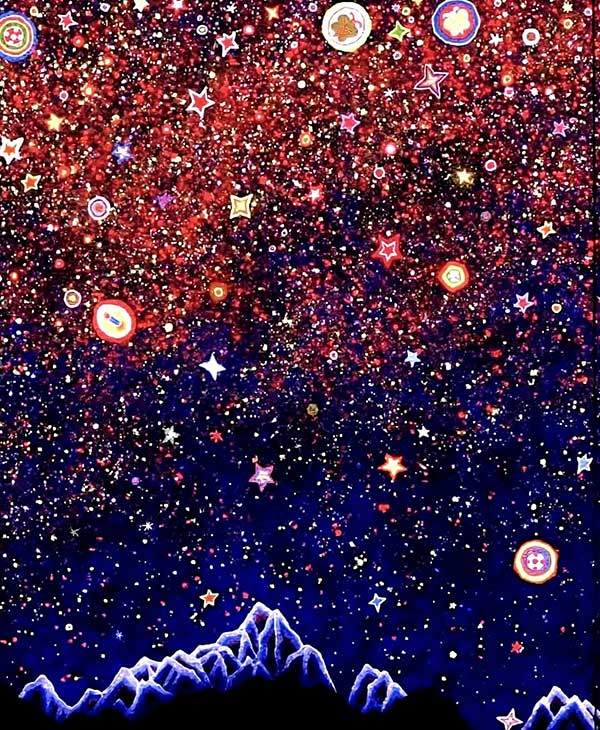 100×80cm. 한지에 전통채색. 2022.