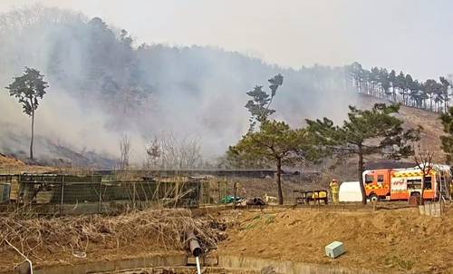 화재 현장 [경기도소방재난본부 제공. 재판매 및 DB 금지]