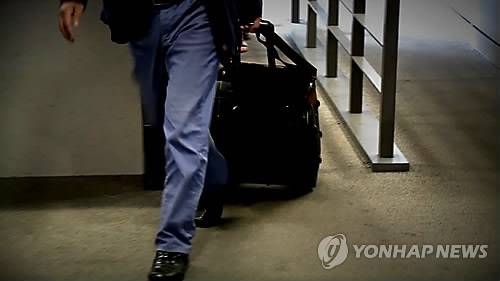 출국 <<연합뉴스TV 캡처>>