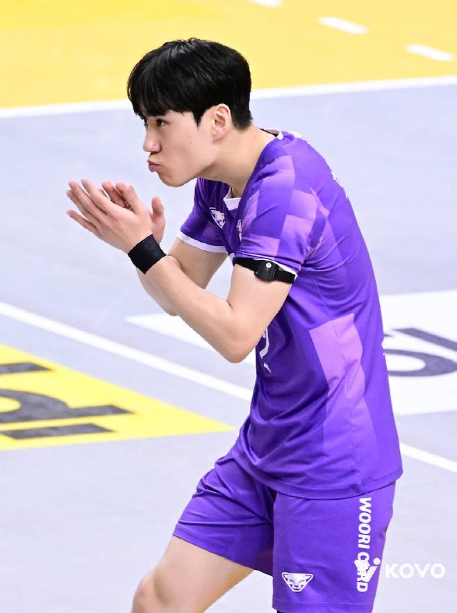 우리카드 세터 한태준. 사진=KOVO