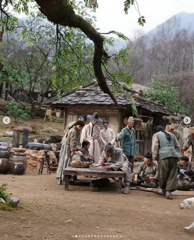 '왕과 사는 남자' 미공개 사진 /쇼박스 인스타그램 캡처