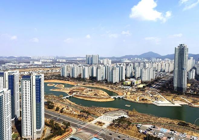 청라국제도시 전경. BS한양 제공